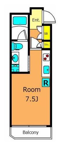 リゾート西馬込 302 間取り図
