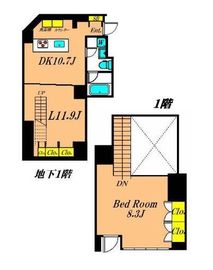 リゾート西馬込 101 間取り図