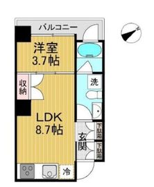 リゾート西馬込 403 間取り図