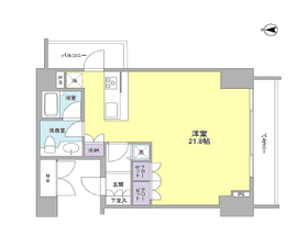 エルフレア駒沢 205 間取り図