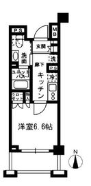 レジディア中落合 C605 間取り図