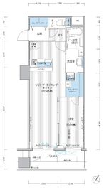 ラポルト祐天寺 303 間取り図