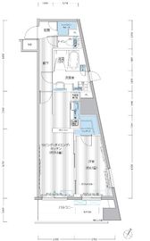 ラポルト祐天寺 302 間取り図