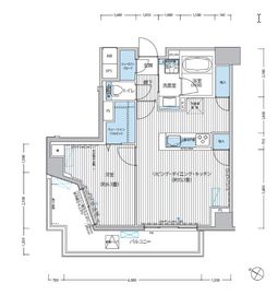 ラポルト祐天寺 502 間取り図