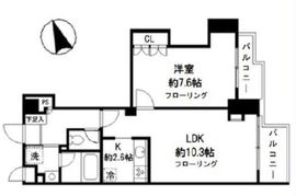 ファインクレスト上目黒 207 間取り図