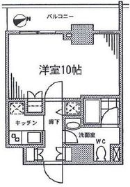 カスタリア門前仲町2 909 間取り図