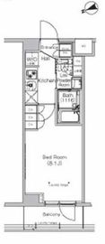 プラウドフラット代々木八幡 403 間取り図