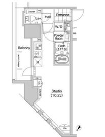 コンフォリア蒲田 605 間取り図