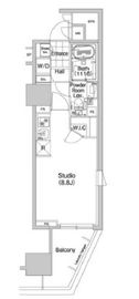 コンフォリア蒲田 601 間取り図