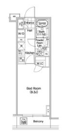 コンフォリア蒲田 606 間取り図