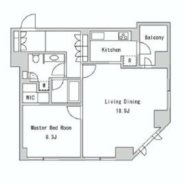 プレミエール一番町 401 間取り図