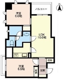 エスティメゾン五反田 306 間取り図