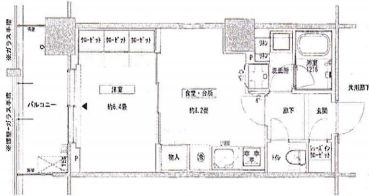プラウドシティ蒲田 7階 間取り図