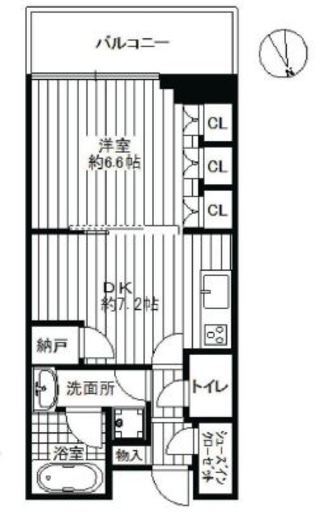 プラウドシティ蒲田 5階 間取り図