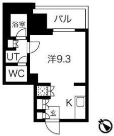 フォレシティ神田多町 8階 間取り図