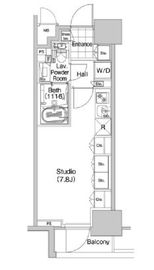 コンフォリア蒲田 804 間取り図