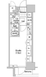 コンフォリア蒲田 803 間取り図