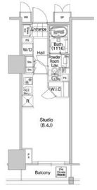 コンフォリア蒲田 610 間取り図