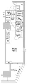 コンフォリア蒲田 801 間取り図