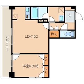 レジディア新川 505 間取り図