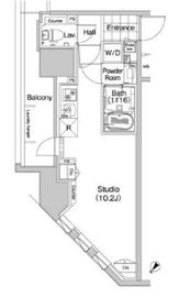 コンフォリア蒲田 805 間取り図