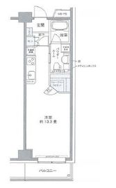 プライムアーバン豊洲 523 間取り図