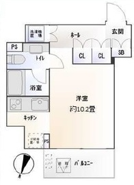 コンシェリア恵比寿 10階 間取り図