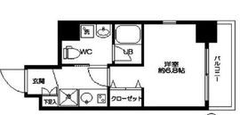 プライマル茅場町 804 間取り図