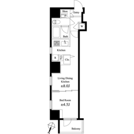 パティオ神田 10F2 間取り図