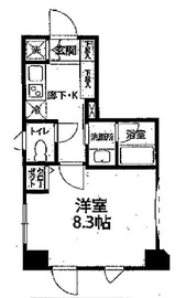 NOZY赤坂 401 間取り図