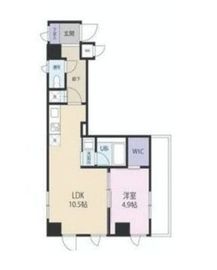 NOZY赤坂 501 間取り図