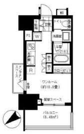 ザ・パークハウスアーバンス中目黒 6階 間取り図