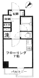 ブロードシティ東京 6階 間取り図