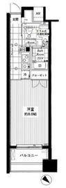 プラティーク日本橋 5階 間取り図