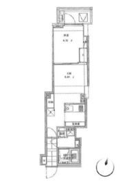 パティオ神田 1003 間取り図