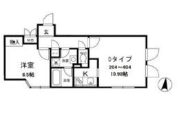 アレーロ白山2 404 間取り図