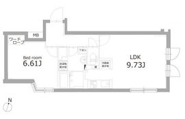 アレーロ白山2 304 間取り図