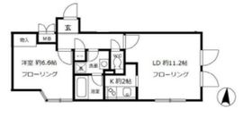 アレーロ白山2 204 間取り図