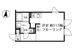 アレーロ白山2 406 間取り図