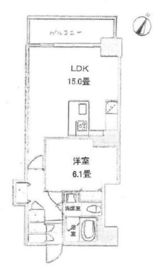 パティオ神田 1202 間取り図