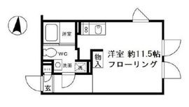 アレーロ白山2 206 間取り図