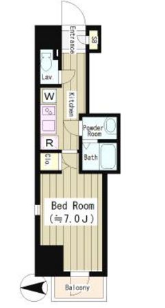 フィラージュ白金 303 間取り図