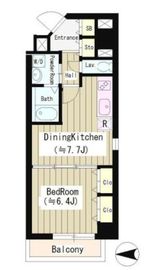 フィラージュ白金 401 間取り図