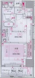 エステムプラザ市谷外濠公園 4階 間取り図