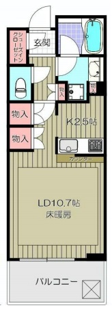 大崎ウエストシティタワーズ ウエスト 4階 間取り図