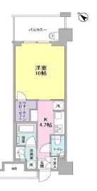 クロスエアタワー 13階 間取り図