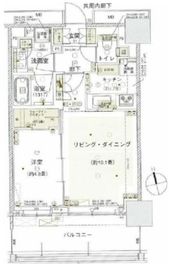 パークタワー西新宿エムズポート 9階 間取り図