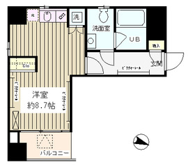 レオーネ三越前 303 間取り図