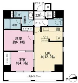 アイムズ芝大門 10階 間取り図