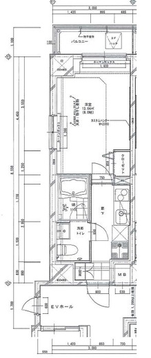 T-TERRACE森下 401 間取り図